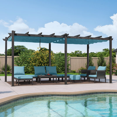 Aluminum Pergola with Canopy