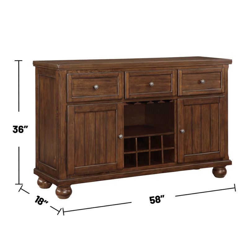 Alexes 58'' Sideboard, Brown