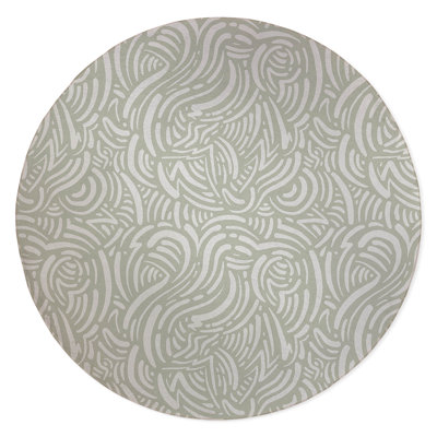 Cozy Swirl Non-Slip Outdoor Rug