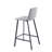 Adam Counter Stool in Grey- Fully Welded Frame with Plastic Glides