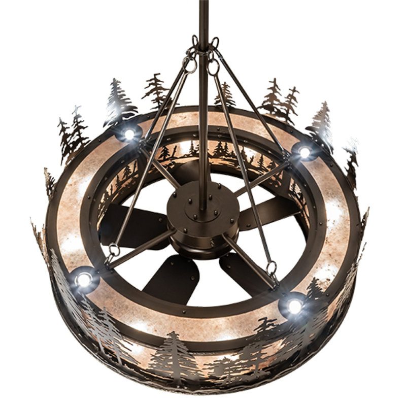 Tall Pines Downrod Ceiling Fan