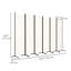 Paravent 6 panneaux pliable, paravent UV30 +, beige