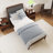 Bethelmie Solid Wood Upholstered Headboard Bed Frame