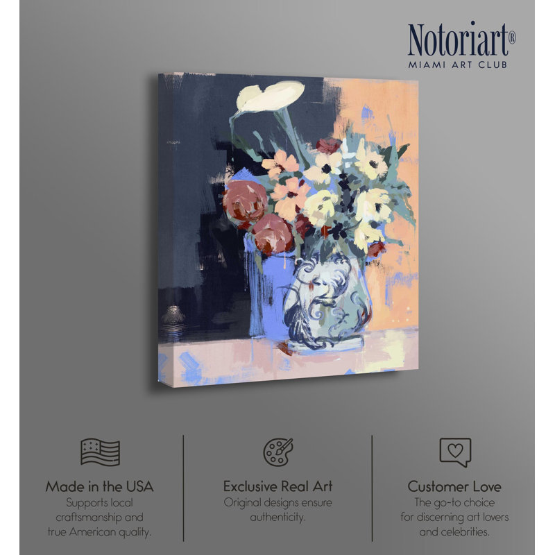 «Fading Arrangement II», impression sur toile par Notoriart, H 16 po x l 20 po, Toile tendue avec châssis