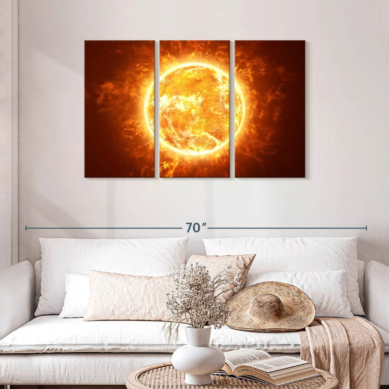 Oberle Scorching Sun, 28" H x 45" W