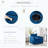 3-in-1 Convertible Velvet Sofa Bed, Pull-Out Sleeper Couch with Adjustable Backrest, Loveseat Chaise Lounge with Cup Holder, Sturdy Steel Frame for Living Room & Small Spaces