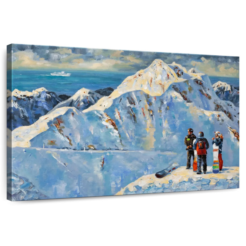 Sireci Ski Mountain, 16" H x 24" W