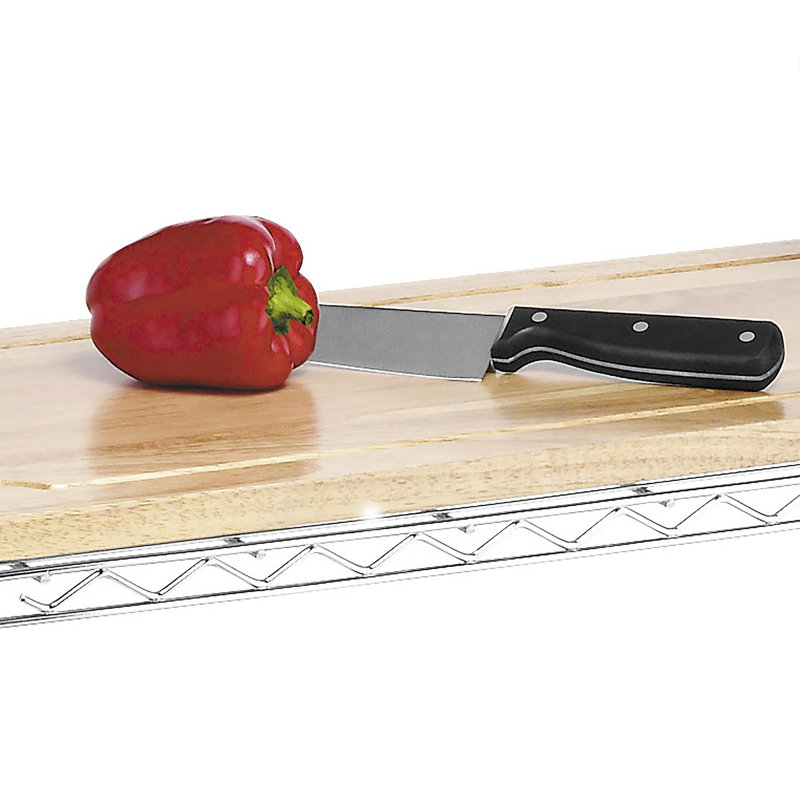 Quinton 36.25'' Chrome Standard Baker's Rack