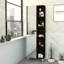 Armoire à linge avec miroir Wengue-387997804