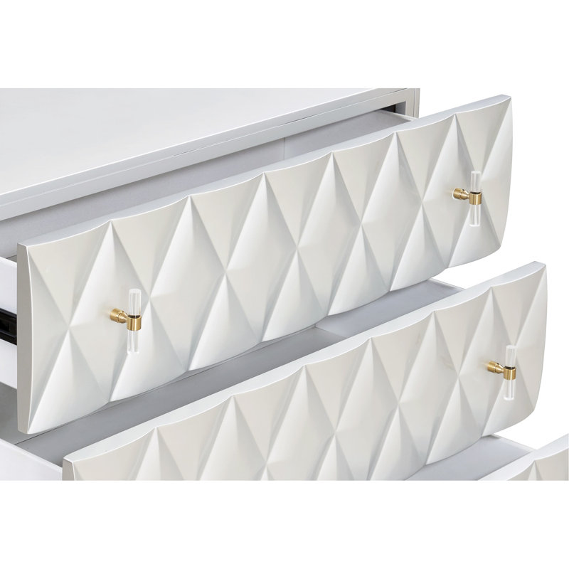 Armoire à 3 consoles de style argent métallique et champagne - fonctionnelle pour le salon qui rehausse l'esthétique de l'espace