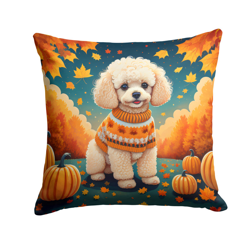  Coussin décoratif intérieur / extérieur en polyester Autre / Sans motif, 14 po x 14 po