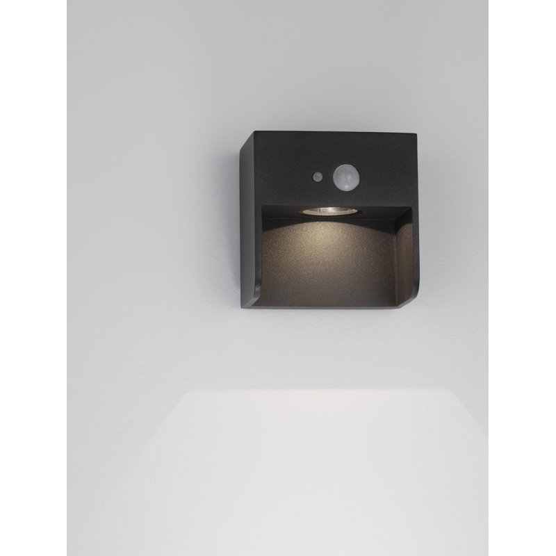Black Integrated LED Outdoor Flush Mount