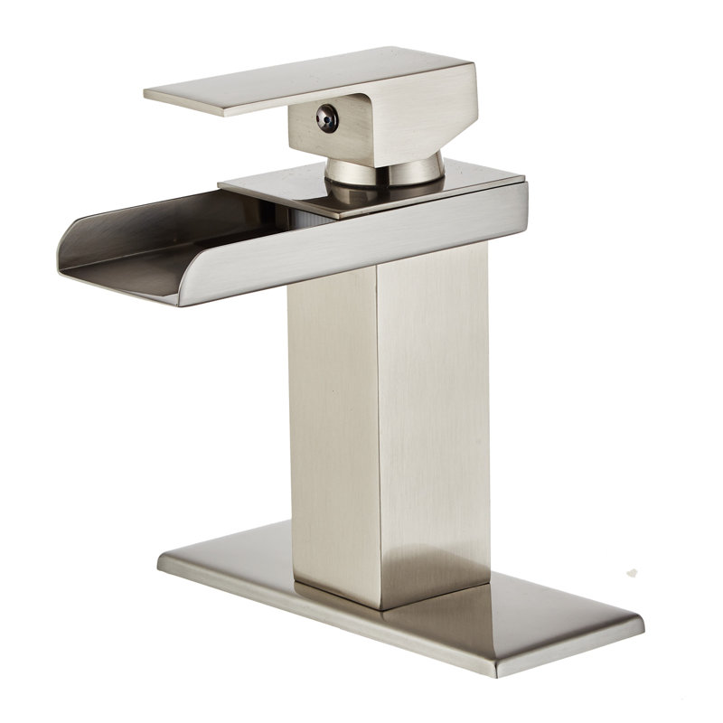 Single-Hole Single-handle Bathroom Faucet, Brushed Nickel