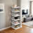 Shoe Rack: Six-Layer Folding Shoe Rack, Multi-Layer, Space-Saving, Suitable For Home And Dormitory, No Installation Required, Can Store Shoe Boxes, Dust-Proof Storage (Gray)