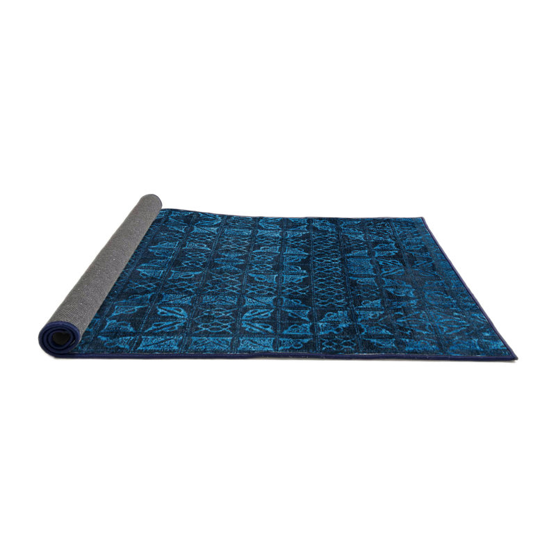 Tapis abstrait moderne 4497, Rond 8 pi
