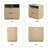 Seyla 23''W Nightstand Set of 2 with 2-Drawer Open Cubby, Built-In Charge Outlets-635551531-609790903