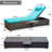  Outdoor Rattan Chaise Lounge Set of 4 with Reclining Backrest, Sidetable, Cushions & Head Pillows-926952111-915801219