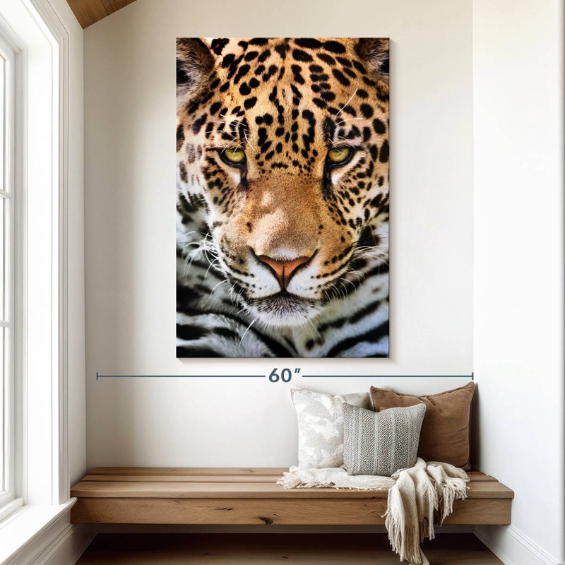 Brampt Frowning Jaguar, 51" H x 34" W