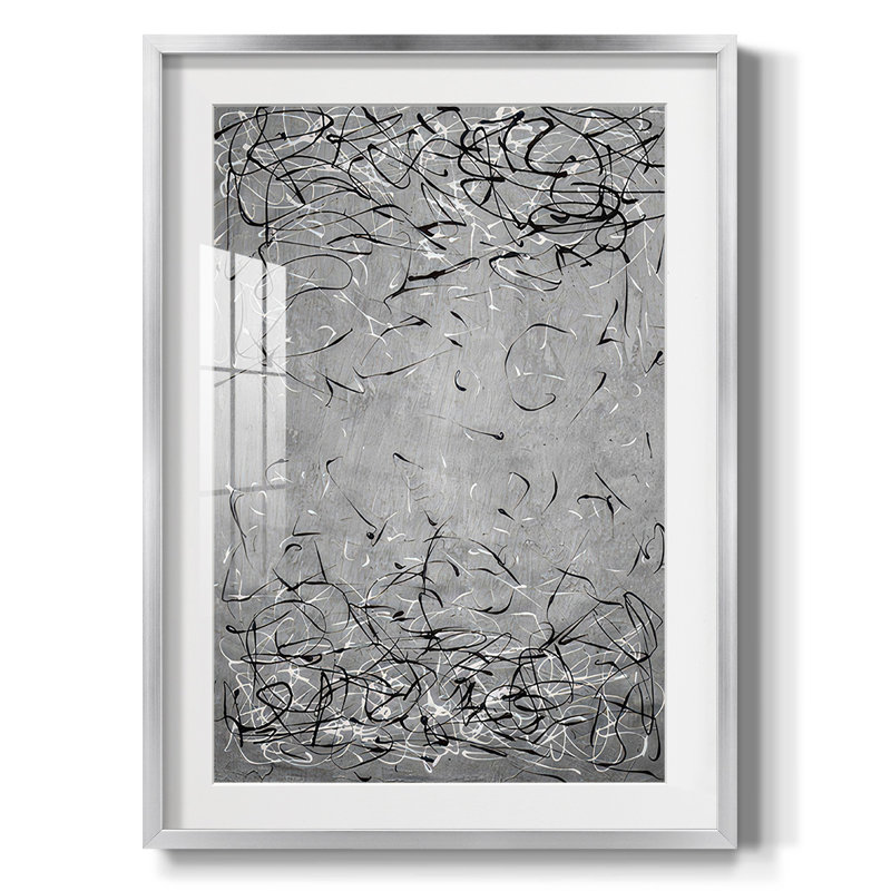 Counterpoise I - Impression encadrée, Argent argent, H 28,5 po x l 20,5 po