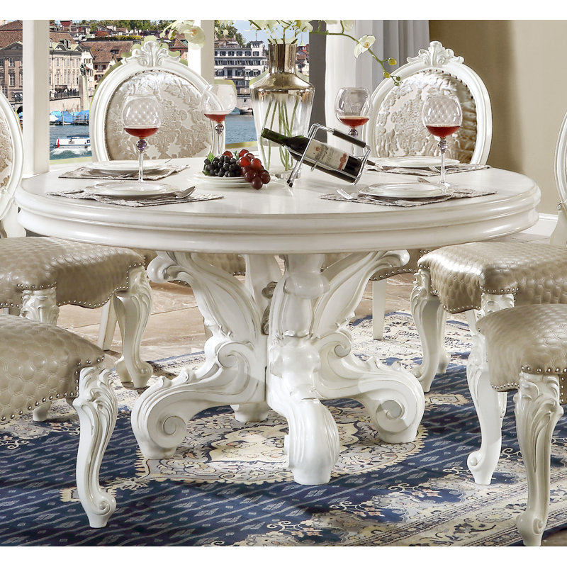 Karratha Round Dining Table, Bone White