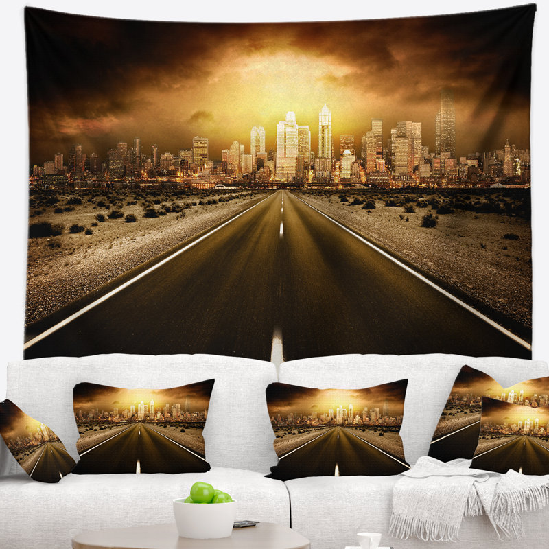 Photographie de paysage world s end tapisserie, H 50 po x l 60 po