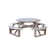 Octagonal 8 - Person 98" Long Picnic Table