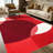 1PC Red Tone Overlapping Circle Modern Abstract area rugs for Living Room, Soft and Comfortable, Suitable for all seasons, easy-to-maintain, machine washable Indoor floor mat, Under Table Farmhouse suitable for dining table, bedroom entryway, home-1561120449