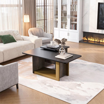 Ensemble de 2 tables basses Modern