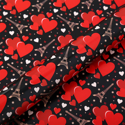  Heart Shape Printed Wrapping Paper Valentine's Day Gift Box Wrapping Paper Holiday Gift Wrapping Paper Valentine's Day Gift Wrapping