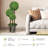 UV Resistant Artificial Boxwood Triple Ball Topiary-1957070674-1957070673