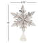 Distressed Fir Wood Snowflake Tree Topper 12"H