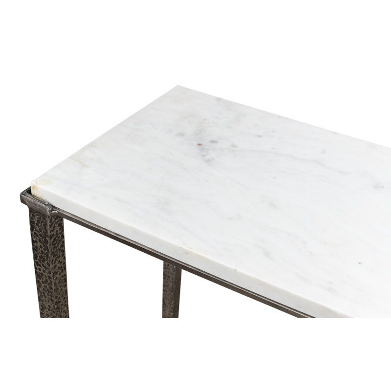 Banswara 36'' W Marble Console Table