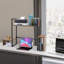 Bibliothèque de bureau à 2 niveaux H 25,6 po x l 48,8 po Anthany