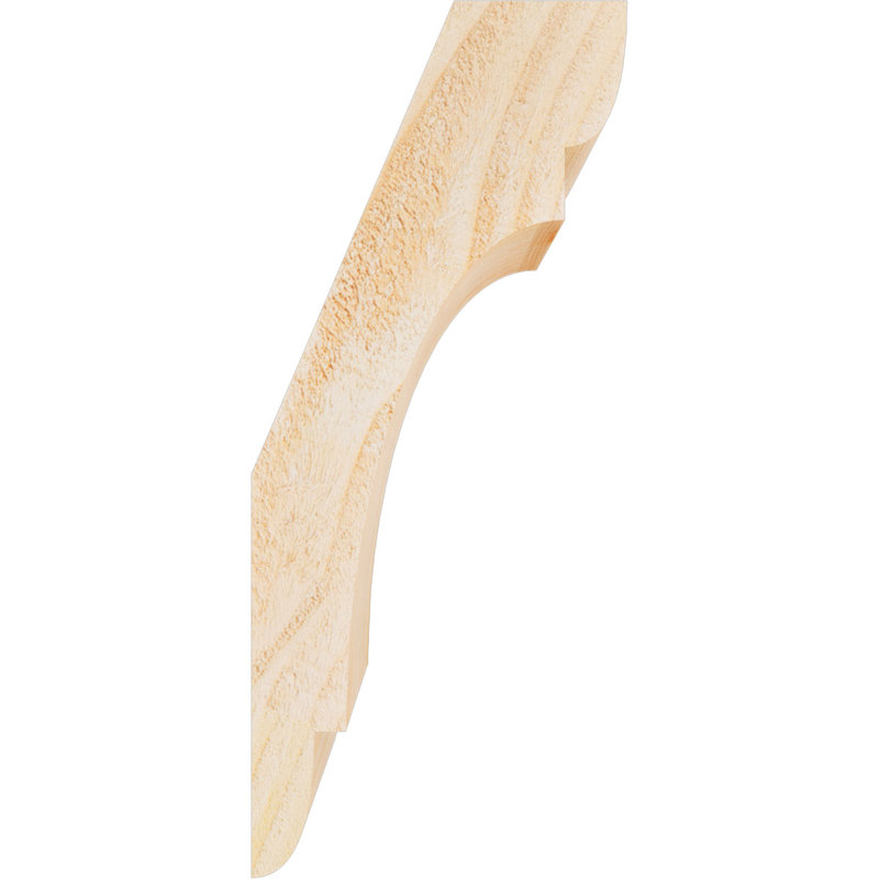 Attelle de genou olympique, Sapin de Douglas, Sciage brut, H 14 po x l 4 po x P 6 po