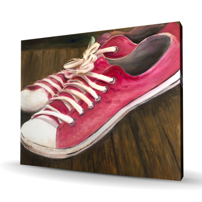 Pink Sneakers - Canvas Shoes Miscellaneous for Home Decor
