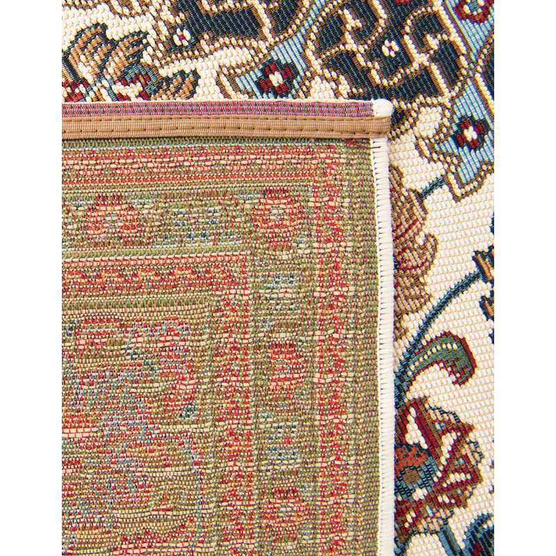 Washable Oriental Indoor / Outdoor Rug, Rectangle 4'1" x 6'1"