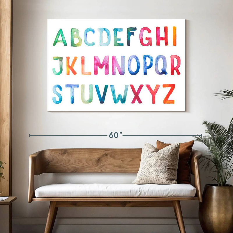Alphabet, H 32 po x l 48 po