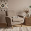 Chaise d'appoint rembourrée avec accoudoirs roulés-1060416598