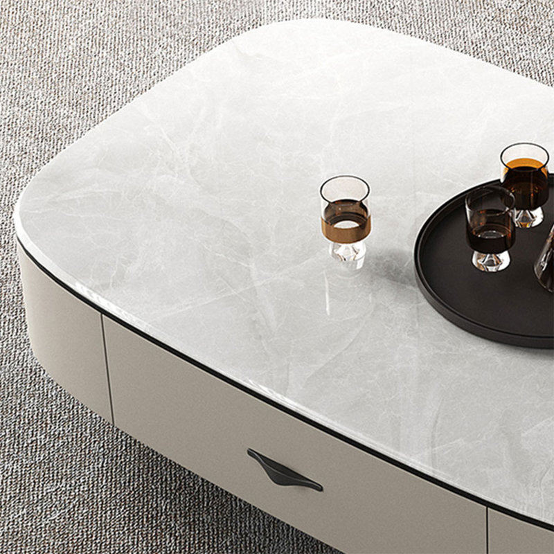 Table basse rectangulaire en acier au carbone manufacturé