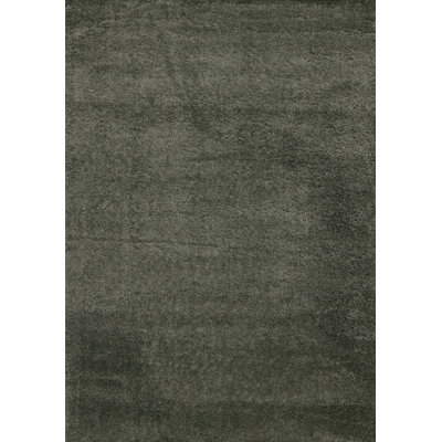 4' X 6' Dark Green Area Rug