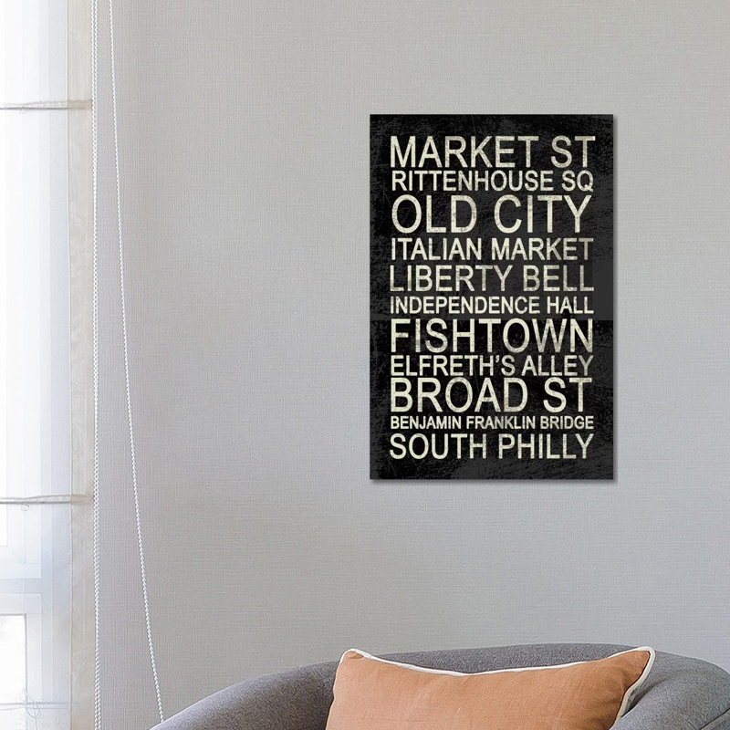 Philly- Gallery-Wrapped Canvas Giclée, 26" H x 18" W