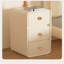 Table de chevet étroite avec 3 tiroirs de rangement Table de chevet en bois Armoire de rangement moderne Canapé Table d'appoint Ctorage grande capacité