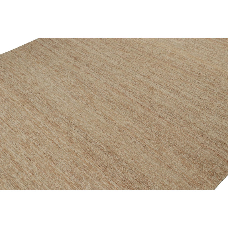 Kilim & Flatwave Wool Geometric Area Rug, Rectangle 9' x 12'