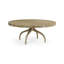 Buckingham Round Walnut Wood Dining Table