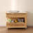 Modern Minimalist Solid Wood Natural Color Height - Adjustable Rotating Mobile Side Table