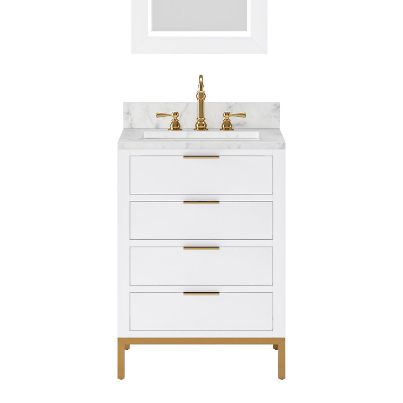 30'' W Single Vanity, Pure White, 24", No