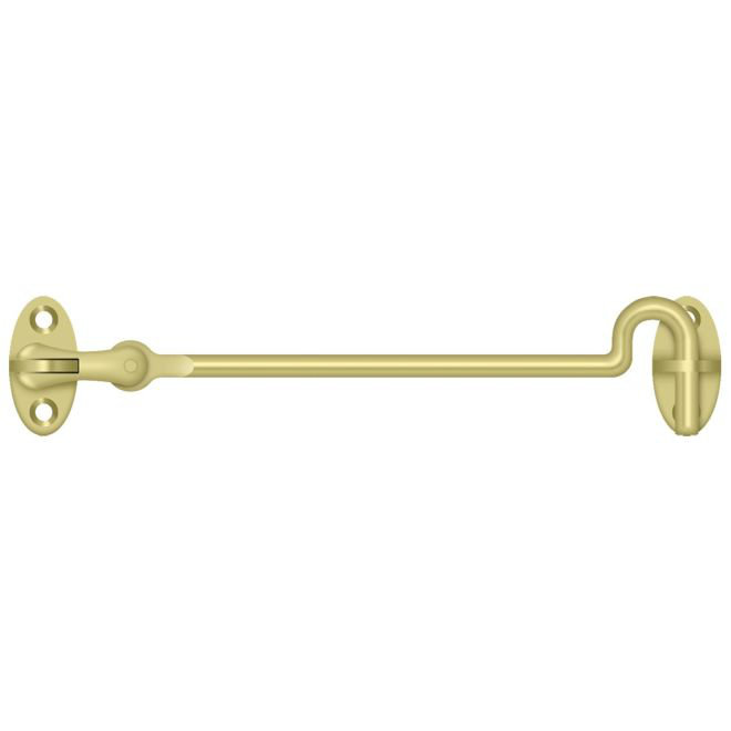 Deltana CHK6U3 Cabin Swivel Hooks, 6" in Polished Brass, Polished Brass