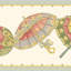 Bordure de papier peint Mallie Umbrella L 15 pi x l 7 po-360149272