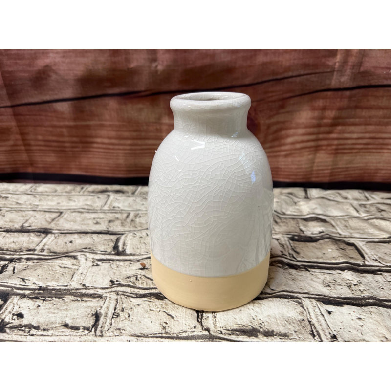 White Cottage Stoneware - Vase, Sm