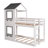 Hruni Kids Twin Over Twin Bunk Bed-1301831521